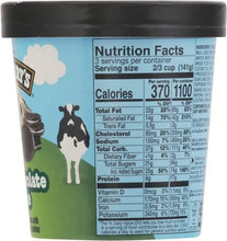 BEN & JERRY'S MINT CHOCOLATE PEPPERMINT ICE CREAM 1 PINT