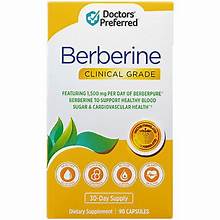 DOCTORS' PREFERRED BERBERINE CLINICAL GRADE FOR  BLOOD SUGAR SUPPORT 63 CAPSULES