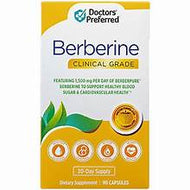 DOCTORS' PREFERRED BERBERINE CLINICAL GRADE FOR  BLOOD SUGAR SUPPORT 63 CAPSULES