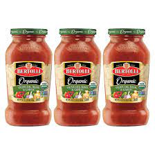 BERTOLLI ORGANIC OLIVE OIL BASIL AND GARLIC SAUCE 24 OZ 3 CT #ROCK VALUE-ORDER BY  MONDAY EVENING NOV 19  ARRIVING NOV 27  FOR DELIVERY#