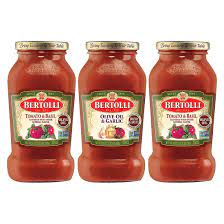 BERTOLLI PASTA SAUCE VARIETY PACK TOMATO BASIL AND OLIVE OIL