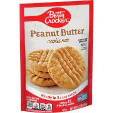 BETTY CROCKER PEANUT BUTTER COOKIE MIX 7.25 OZ