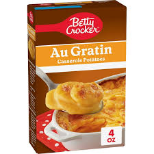 BETTY CROCKER AU GRATIN POTATOES MADE WITH REAL CHEESE  4.0 OZ #ROCK VALUE-ORDER BY  TUESDAY EVENING AUGUST 19 ARRIVING AUGUST 27 FOR DELIVERY#