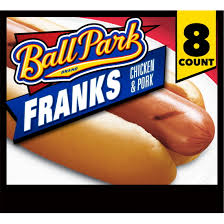 BALL PARK CLASSIC HOT DOGS 15 OZ 8 CT