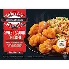 BOSTON MARKET SWEET & SOUR CHICKEN 14 OZ # ROCK VALUE PRODUCT. ORDER BY SUNDAY EVENING SEP 22 FOR OCT 02 DELIVERY#