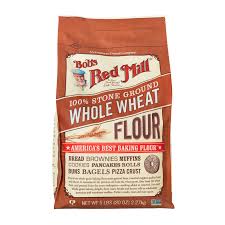 BOB'S RED MILL STONE GROUND WHOLE WHEAT FLOUR 5 LB #ROCK VALUE-ORDER BY  TUESDAY EVENING OCT 07  ARRIVING  OCT 15   FOR DELIVERY#