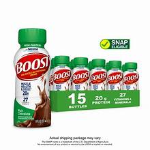 BOOST 20g HIGH PROTEIN NUTRITIONAL DRINK VERY VANILLA 8 OZ 15 CT#ROCK VALUE-ORDER BY TUESDAY EVENING OCT 07 ARRIVING OCT 15 FOR DELIVERY#