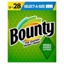 BOUNTY-12=28-SELECT-A-SIZE-2-PLY-PAPER-TOWELS-105-SHEETS-12-CT #ROCK VALUE-ORDER BY THURSDAY EVENING DEC 04 ARRIVING DEC 13 FOR DELIVERY#