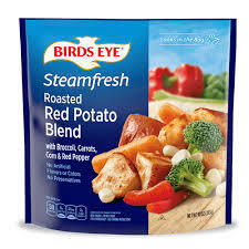 BIRDS EYE STEAMFRESH ROASTED RED POTATO BLEND 10 OZ # ROCK VALUE PRODUCT. ORDER BY  WEDNESDAY EVENING NOV 14 FOR NOV 19 DELIVERY#