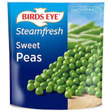 BRDSEYE STEAMFRESH PREMIUM SWEET PEAS FROZEN 10 OZ #ROCK VALUE PRODUCT. ORDER BY  WEDNESDAY EVENING NOV 14 FOR NOV 19 DELIVERY #