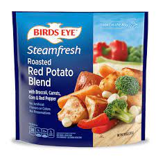 BIRDSEYE STEAMFRESH ROASTED RED POTATO BLEND FROZEN 10 OZ #ROCK VALUE PRODUCT. ORDER BY  WEDNESDAY EVENING OCT 31 FOR NOV 05 DELIVERY #