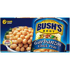 BUSH'S GARBANZO BEANS 16 OZ 6 CT #ROCK VALUE-ORDER BY  MONDAY EVENING NOV 19  ARRIVING NOV 27  FOR DELIVERY#