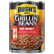 BUSH'S  GRILLING BEANS HOT HONEY 55 OZ #ROCK VALUE-ORDER BY  TUESDAY EVENING NOV 25  ARRIVING DEC 03  FOR DELIVERY#