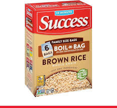 Success 10 Minute Boil-in-bag Brown Rice 32 oz Family Size 6 Bags