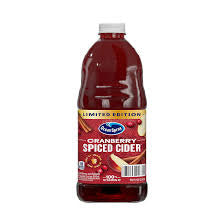 OCEAN SPRAY CRANBERRY SPICED CIDER LIMITED EDITION 96 OZ