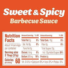KRAFT BBQ SAUCE SWEET & SPICY 18 OZ
