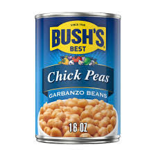 BUSH’S CHICK PEAS GARBANZO BEANS 16.0 OZ