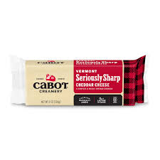 CABOT SERIOUSLY SHARP CHEDDAR CHEESE 8 OZ #ROCK VALUE-ORDER BY THURSDAY EVENING MAY 20   ARRIVING MAY 27  FOR DELIVERY#