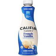 CALIFIA FARMS FRENCH VANILLA ALMOND MILK COFFEE CREAMER 25.4 FL OZ #ROCK VALUE-ORDER BY THURSDAY EVENING AUG 19 ARRIVING AUG 27  FOR DELIVERY#