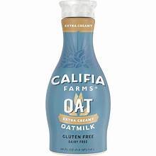 CALIFIA FARMS DAIRY FREE EXTRA CREAMY OAT MILK 48 OZ #ROCK VALUE-ORDER BY THURSDAY EVENING AUG 19   ARRIVING AUG 27  FOR DELIVERY#