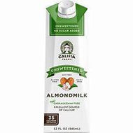 CALIFIA FARMS UNSWEETENED ALMONDMILK 32 OZ #ROCK VALUE-ORDER BY THURSDAY EVENING NOV 14   ARRIVING NOV 19  FOR DELIVERY#