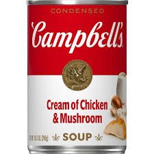 CAMPBELL'S CONDENSED CREAM OF CHICKEN & MUSHROOM SOUP 10.5 OZ