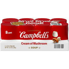 CAMPBELL'S CREAM OF MUSHROOM 10.5 OZ 8 PACK