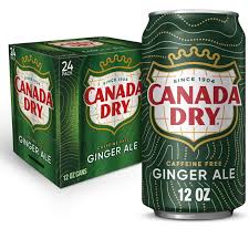 CANADA DRY GINGER ALE SODA 12 FL OZ 24 PACK #ROCK VALUE-ORDER BY  TUESDAY EVENING MAR 11 ARRIVING MAR 19   FOR DELIVERY#