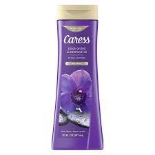 CARESS BODY WASH FOR WOMEN, BLACK ORCHID & PACHOULI OIL SHOWER GEL FOR DRY SKIN 20 FL OZ #ROCK VALUE-ORDER BY  MONDAY EVENING NOV 19 ARRIVING NOV 27 FOR DELIVERY#