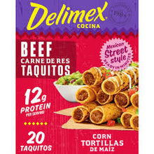 DELIMEX BEEF CORN TAQUITOS 20 CT (1 LB 4 OZ)