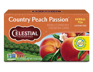 CELESTIAL COUNTRY PEACH PASSION HERBAL TEA 20 CT