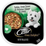 CESAR TURKEY GREEN BEANS AND POTATOES DINNER 3.5 OZ