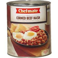 CHEF MATE CORNED BEEF HASH #10 #ROCK VALUE-ORDER BY  TUESDAY EVENING NOV 25 ARRIVING DEC 03 FOR DELIVERY#