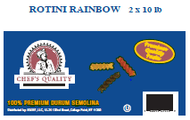 CHEF'S QUALITY RAINBOW ROTINI PASTA 2/10 LB #ROCK VALUE-ORDER BY  TUESDAY EVENING NOV 25 ARRIVING DEC 03 FOR DELIVERY#