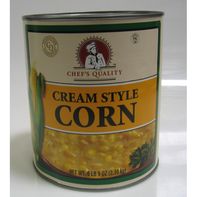 CHEF'S QUALITY CREAM STYLE CORN 105 OZ #ROCK VALUE-ORDER BY  TUESDAY EVENING NOV 18  ARRIVING NOV 26  FOR DELIVERY#
