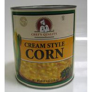 CHEF'S QUALITY CREAM STYLE CORN 105 OZ #ROCK VALUE-ORDER BY  TUESDAY EVENING NOV 25  ARRIVING DEC 03  FOR DELIVERY#