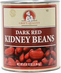 CHEF'S QUALITY DARK RED KIDNEY BEANS  108 OZ #ROCK VALUE-ORDER BY  TUESDAY EVENING NOV 25  ARRIVING DEC 03  FOR DELIVERY#