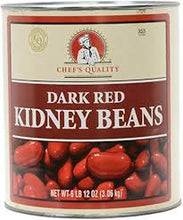 CHEF'S QUALITY DARK RED KIDNEY BEANS  108 OZ #ROCK VALUE-ORDER BY  TUESDAY EVENING NOV 25  ARRIVING DEC 03  FOR DELIVERY#