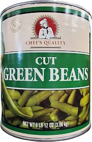 CHEF'S QUALITY CUT GREEN BEANS 108 OZ #ROCK VALUE-ORDER BY  TUESDAY EVENING NOV 25  ARRIVING DEC 03  FOR DELIVERY#