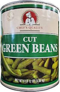 CHEF'S QUALITY CUT GREEN BEANS 108 OZ #ROCK VALUE-ORDER BY  TUESDAY EVENING NOV 25  ARRIVING DEC 03  FOR DELIVERY#