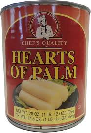 CHEF'S QUALITY HEARTS OF PALM  28 OZ #ROCK VALUE-ORDER BY  TUESDAY EVENING NOV 25  ARRIVING DEC 03  FOR DELIVERY#