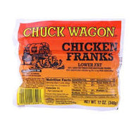 CHUCK WAGON CHICKEN FRANKS 12 OZ LOW FAT