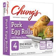 CHUNG'S PORK EGG ROLL 12 OZ # ROCK VALUE PRODUCT. ORDER BY  WEDNESDAY EVENING NOV 14 FOR NOV 19 DELIVERY#