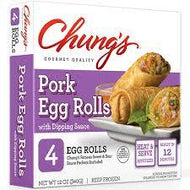 CHUNG'S PORK EGG ROLL 12 OZ # ROCK VALUE PRODUCT. ORDER BY  WEDNESDAY EVENING NOV 14 FOR NOV 19 DELIVERY#