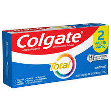 COLGATE TOTAL WHITENING TOOTHPASTE GEL MINT 2 PK 5.1 OZ #ROCK VALUE-ORDER BY  MONDAY EVENING NOV 19 ARRIVING NOV 27 FOR DELIVERY#