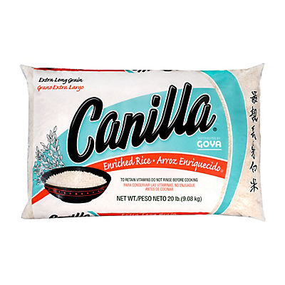 CANILLA LONG GRAIN RICE 20 LBS  #ROCK VALUE-ORDER BY  MONDAY EVENING NOV 19  ARRIVING NOV 27  FOR DELIVERY#