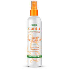 CANTU SHEA BUTTER LEAVE-IN CONDITIONING MIST WITH CASTOR & ARGAN OIL 8 FL OZ #ROCK VALUE-ORDER BY  MONDAY EVENING NOV 26 ARRIVING DEC 04 FOR DELIVERY#