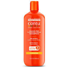 CANTU SULFATE FREE CLEANSING CREAM SHAMPOO WITH SHEA BUTTER FOR NATURAL HAIR 13.5 OZ #ROCK VALUE-ORDER BY  MONDAY EVENING NOV 26 ARRIVING DEC 04 FOR DELIVERY#