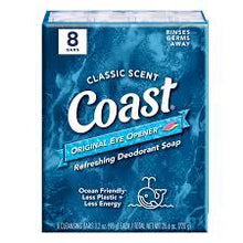 COAST REFRESHING DEODORANT BAR SOAP, CLASSIC SCENT 3.2 OZ 8 BARS #ROCK VALUE-ORDER BY  MONDAY EVENING NOV 19 ARRIVING NOV 27 FOR DELIVERY#