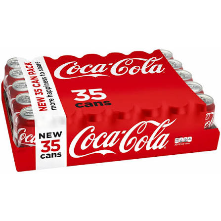COCA COLA 12 OZ CANS 35 PACK CASE
